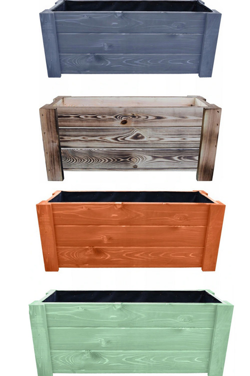 donice w kilku odcieniach